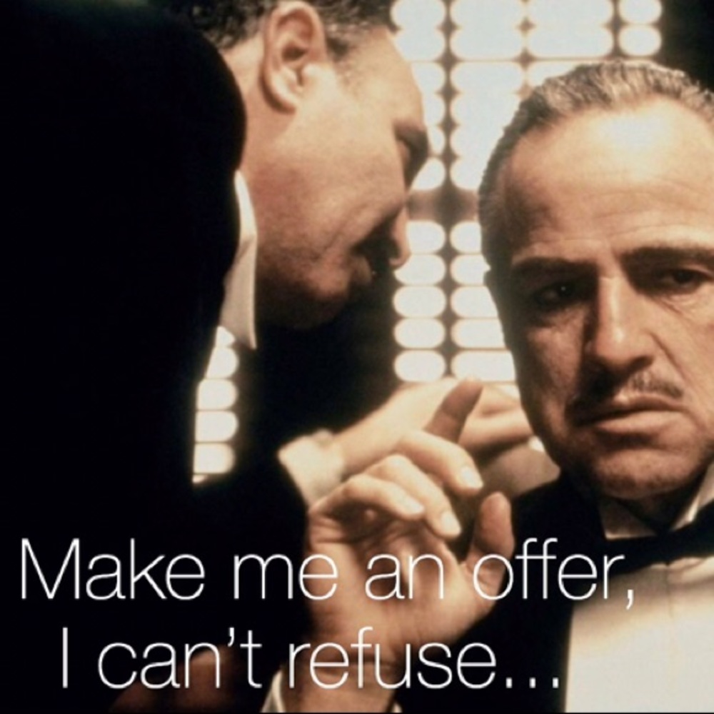 Offers always welcomed!!!